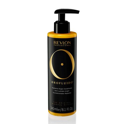 REVLON PROFESSIONAL Orofluido Radiance Argan Conditioner 240ml Moisturising Smoothing Hair Conditioner with Argan Oil, Hair Care for Repair, Shine & Smoothness, Vegan
