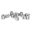 BORDSTRACT Self Tapping Thread Insert, 10Pcs Stainless Steel Thread Reducer Nut M4*0.7 - M8*1.25