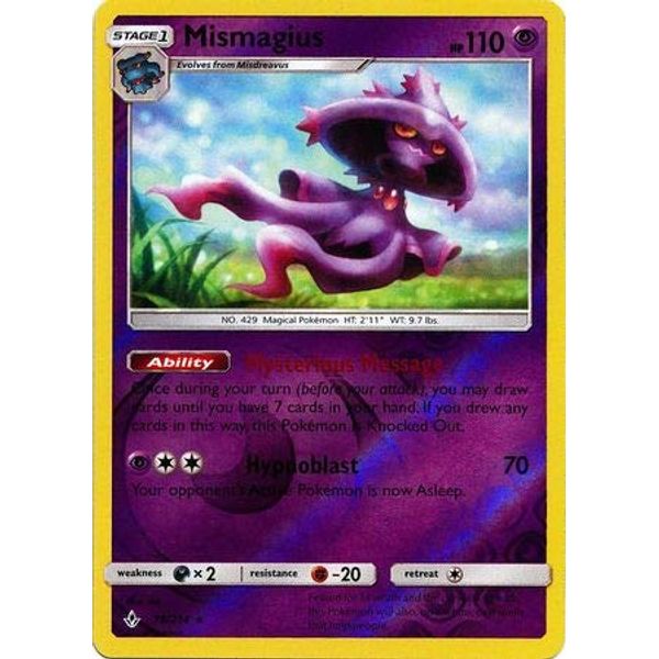 Mismagius - 78/214 - Rare - Reverse Holo - Unbroken Bonds