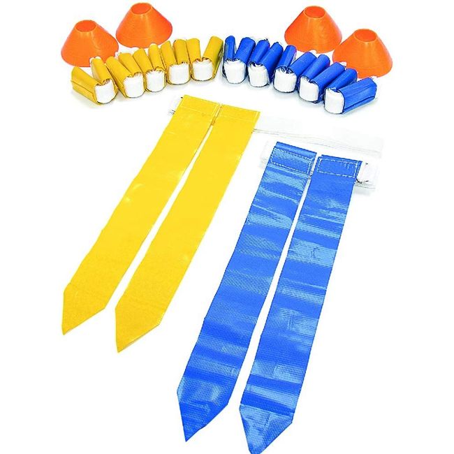 SKLZ Flag Football 10-Player Deluxe Set with Flags, Belts, and Cones