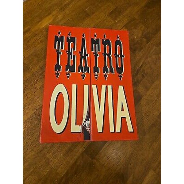 Teatro Olivia Fold-Out Puppet Theater opened Still In Pkg excellent cond !!