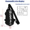 CYchen Unisex-Adults Sling Bag, Black, M