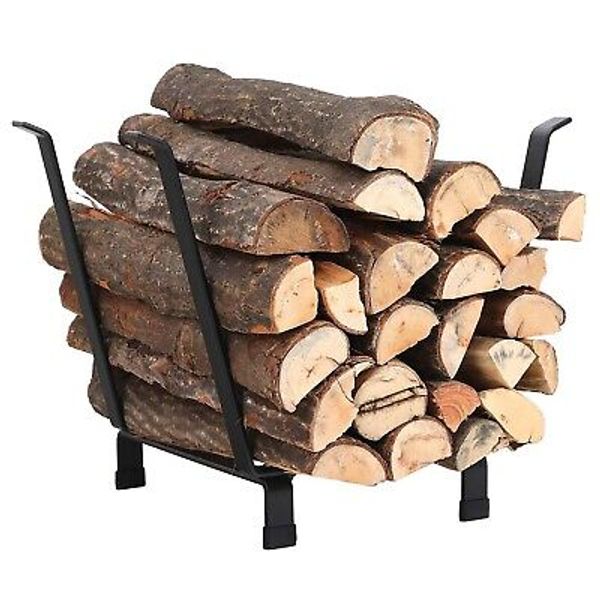 Outdoor Indoor Firewood Rack Holder for Fireplace Wood Storage Heavy Duty Stand