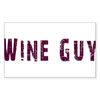 CafePress Wineguy Rectangle Bumper Sticker Car Decal