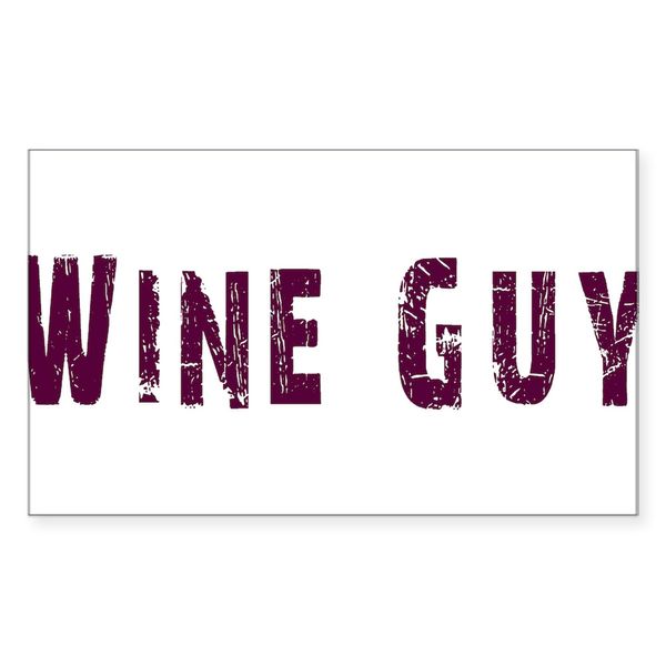 CafePress Wineguy Rectangle Bumper Sticker Car Decal