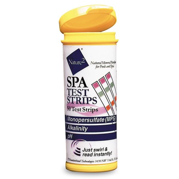 Nature2 W29300 Spa Test Strips 50 Count for pH Alkalinity Oxidizer Levels