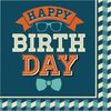 Creative Converting Hipster Happy Birthday Napkins, 16 ct