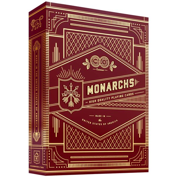 Monarch Playing Cards (Red) by theory11