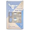 Santan Sanrio Characters Nail Tips, Cinnamoroll, 24 Pieces