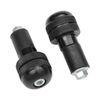 Anti-Vibration Motorcycle Bar End 7/8" Hollow Bars (Black)