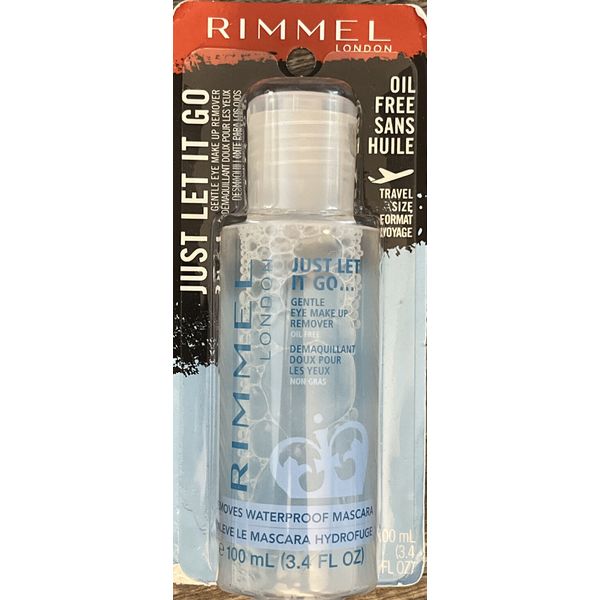 RIMMEL LONDON~Gentle Waterproof Eye Makeup Remover~Oil Free~Travel Sz~3.4oz*NEW