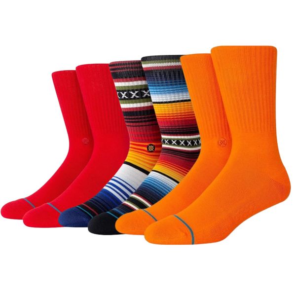 Stance Crew-Socken – Curren x Icon – 3er-Pack, multi, L