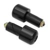 7/8" 22mm Handle Bar Ends Heavy Weight Reducing Grip Plugs Solid Iron For Honda