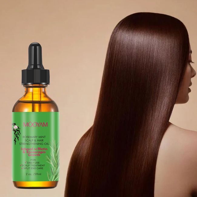 Rosemary Oil for Hair Growth Natual Hair Growth Products Hair Growth Oil Hair Growth Serum Dry Scalp Treatment Hair Growth Oil for Women Hair Loss Hair Thickening Oil for Damaged Curly Frizzy Hair