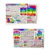Set2: Rainbow® FOOT & HAND Reflexology/Acupressure Massage CARDS/SmChart-InnerLt