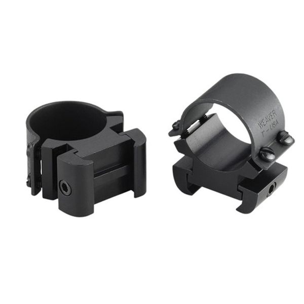 WEAVER Sure Grip Windage 1-Inch High Adjustable Rings (Matte Black)