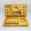 Hello Kitty laser engraved magnet back flip style rolling tray Christmas gift