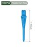 YOKIVE 100 Pcs Plastic Dart Tips, Game 2BA Thread Soft Darts Tips Replacements Plastic Tips Soft Tips| Indoor Outdoor Play (Blue)