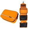 Hanging Toiletry Bag Waterproof, Jiemei Travel Wash Bag for Men & Women with 4 Compartments, Foldable Compact Size, Super Durable Fabric
