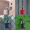 HRLORK Combination Padlock 1 Packs School Locker Lock Outdoor Weatherproof Digit Padlock Resettable Code Lock Black