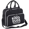 Flox Creative Black and White Junior Dance Bag I'm the Ring Dude