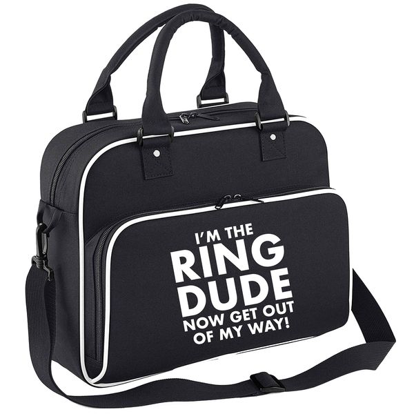 Flox Creative Black and White Junior Dance Bag I'm the Ring Dude