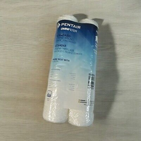 (2-Pk) Pentair OMNIFilter Standard Sediment Filter Cartridge White