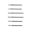 MZCMSL 6pcs Cuticle Drill Bits with Case, Pro Diamond Flame Bit for Russian Manicure,3/32 Shank efile Bit Set