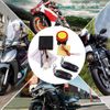Motorcycle Scooter 2Remote Control Anti-theft Alarm Security System Engine Start