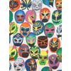 Máscaras de Peleá Lucha Libre Alexander Henry Fabric - by Half Yard, Multi