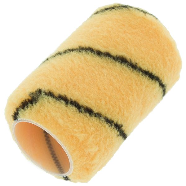 Coral 41451 Max Coat Paint Roller Cover Walls Ceilings Medium Pile Woven Sleeve Fabric Emulsion Trade Tiger Stripe 4 inch 1.5" Dia