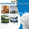 T.FORING 8 Gallon Trash Bags Drawstring 1.2 Mil - 100 Count White Medium Garb...