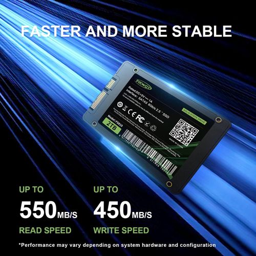 Fikwot FS810 2TB 2.5 Inch Internal Solid State Drive - SATA III 6Gb/s, 3D NAND TLC Internal SSD, Up to 550MB/s, Compatible with Laptop & PC Desktop
