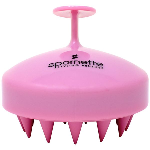 Spornette Scalp Massager Shampoo Brush Pink