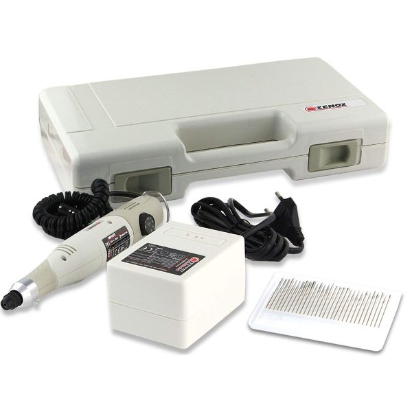 Foot Care Device with 30-Piece Universal Diamond Grinder Set