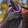 WeatherBeeta ComFiTec Deluxe Durable Mesh Mask with Ears, Grey/Purple, Full