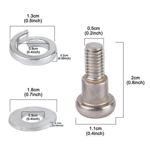 Tomall Scooter Rear Wheel Bolt Screw Kit for M365