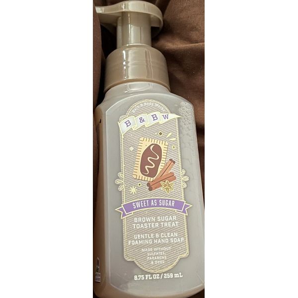 NEW BATH & BODY WORKS BROWN SUGAR TOASTER TREAT FOAMING HAND SOAP-8.75 OZ