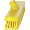 Vikan 70626 Brush,Wall/Floor Scrub,Stiff,19",PP/PBT,Yellow