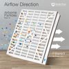 Air Bear 20x25x5 (4 7/8) AC Filter Replacement MERV 13 Plus Carbon 2 Pack
