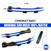 MKptopia LED Dynamic Indicator Light, Rear View Mirror Cove Compatible with V-W GOLF 7 (Yellow+Blue)