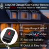 Gate Door Opener Remote,Replacement for MultiCode Multi Code Gate Opener Remote 308911 3060 3070,10 dip Switch,300MHz,Red,3 Pack