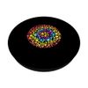 International Dot Day Multicolor Rainbow Polka Dot Tie Dye PopSockets Swappable PopGrip