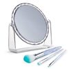 Junchi Cosmetic Makeup Brush Rotating Makeup Mirror