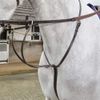 John Whitaker Lynton rubber reins-RER073, Black, Pony