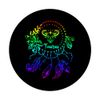 Rainbow Wind Chime Taurus Zodiac PopSockets Swappable PopGrip