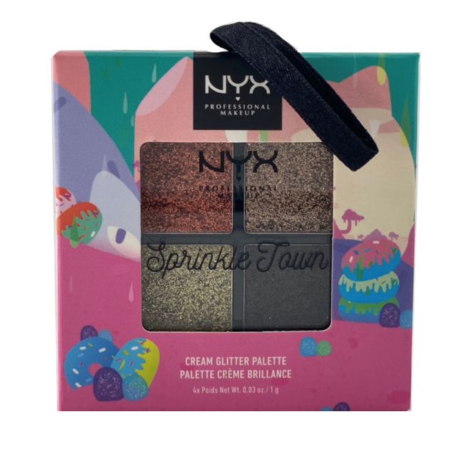 NYX Sprinkle Town Cream Glitter Palette - CGLI002 Chocolate Shake