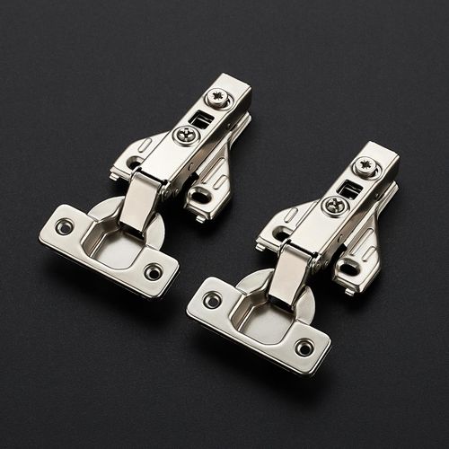 JOY DECOR Full Overlay 1 Pair 2 Pack Concealed Kitchen Cabinet Hinges 105 Degree Soft Close Adjustable Cabinet Door Hinges for Face Frame Cabinet
