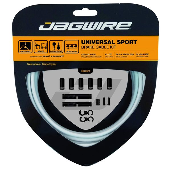 Jagwire Universal Sport Brake Kit, White
