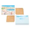 Papyrus 14-Count Blank Cards with Envelopes (Beach)